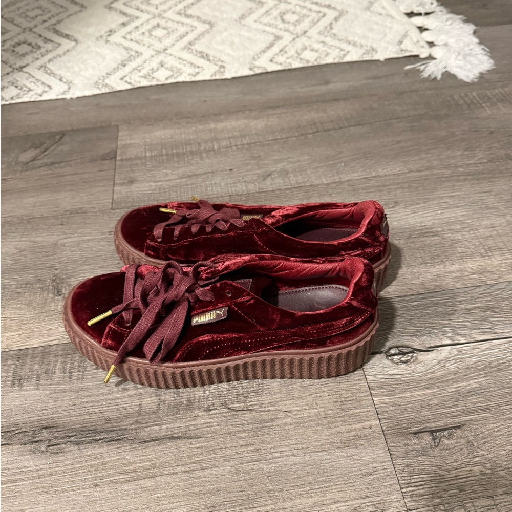 Fenty Puma Women's Velvet Sneakers creepers